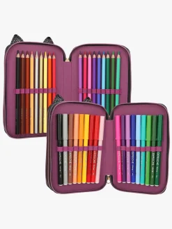 TOPModel Kreativt Legetøj-Tredelt Penalhus Rebel Kitty, Leo