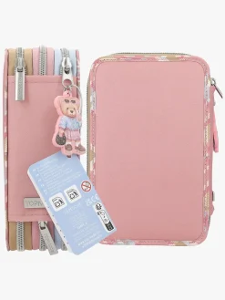 Kreativt Legetøj|TOPModel Tredelt Penalhus Team Teddy Beige