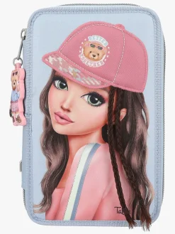 Kreativt Legetøj|TOPModel Tredelt Penalhus Team Teddy, Talita Blå