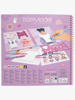 TOPModel Kreativt Legetøj-T-shirt Designbog DIY-sæt
