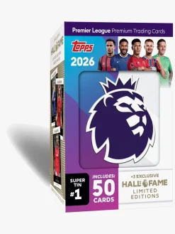 Spil & Puslespil|Topps Premier League Samlekort Startpakke Super Tin 53 Stk.