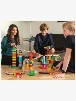 TOY2TrackConnector Togbaner & Legeborde-TOY2 Track Connector Builder Set XL Koblinger, Multifarvet