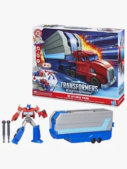 Transformers Legetøjsfigurer-EarthSpark Optimus Prime-figur med Anhænger