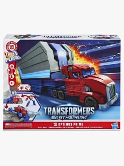 Transformers Legetøjsfigurer-EarthSpark Optimus Prime-figur med Anhænger