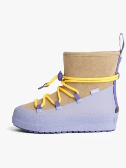 Støvler & Vinterstøvler|Tretorn Aspa Hybrid Jr Vinterstøvler, Persian Violet Lilla/Brun/Gul