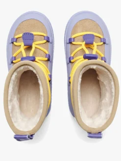 Støvler & Vinterstøvler|Tretorn Aspa Hybrid Jr Vinterstøvler, Persian Violet Lilla/Brun/Gul