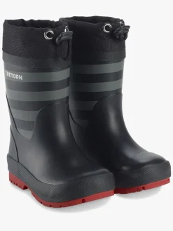 Børn Tretorn Gummistøvler-Gränna Vinter Forede Gummistøvler, Black/Grey