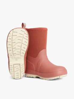 Gummistøvler|Tretorn Kuling Neoprene Forede Gummistøvler, Dark Cedar Lyserød