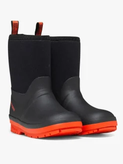 Gummistøvler|Tretorn Kuling Neoprene Forede Gummistøvler, Black/Burnt Henna Sort/Brun