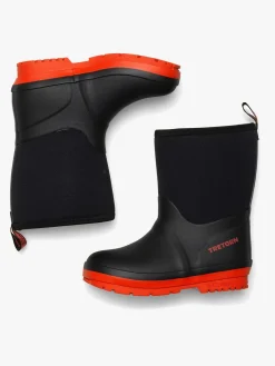 Gummistøvler|Tretorn Kuling Neoprene Forede Gummistøvler, Black/Burnt Henna Sort/Brun