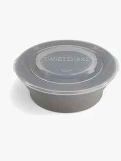 Spisetid|Twistshake Dyb Tallerken m. Låg, Grå Grå