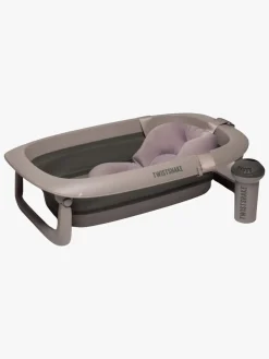 Badeværelset|Twistshake Limited Edition Badekar inkl. Badestøtte & Skyllekande, Faded Grey