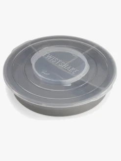 Spisetid|Twistshake Opdelt Tallerken m. Låg, Grå