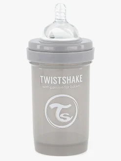 Spisetid|Twistshake Sutteflaske Anti-Kolik 180 ml, Grå Grå
