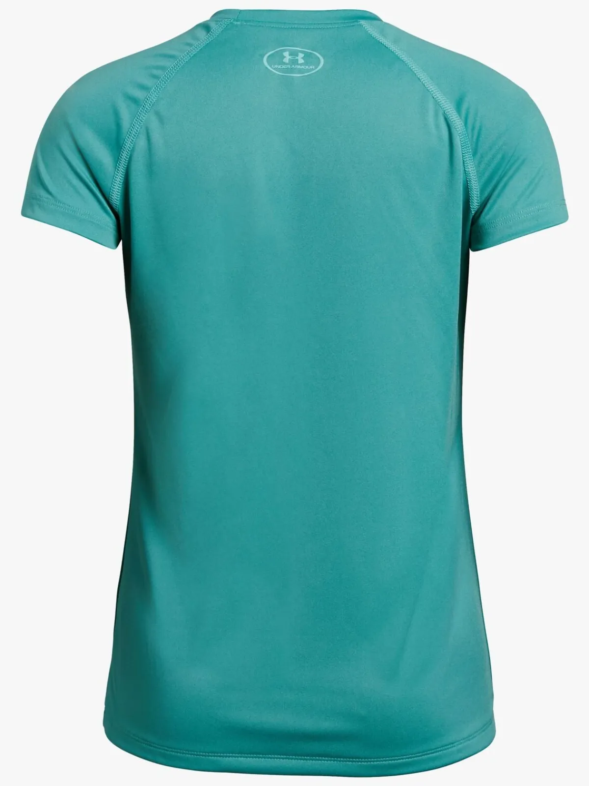 Overdele|UnderArmour Under Armour Big Logo Tee Solid SS Træningstrøje, Shamrock Blå