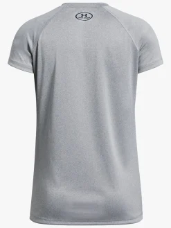Sportstøj|UnderArmour Under Armour Big Logo Tee Solid SS Træningstrøje, Steel Grå