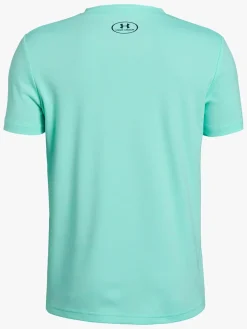 Overdele|UnderArmour Under Armour Crossfade Tee Træningstrøje, Neo Turquoise Blå/Sort