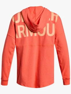 Sportstøj|UnderArmour Under Armour Finale Hættetrøje, After Burn Rød/Orange