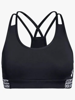 Overdele|UnderArmour Under Armour HeatGear Sports-BH, Black Sort