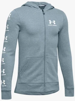 UnderArmour Sportstøj-Under Armour Rival Full Zip Hoodie, Stealth Gray