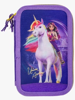 Kreativt Legetøj|UnicornAcademy Unicorn Academy Dobbelt Penalhus, Lilla