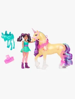 Legetøjsfigurer|UnicornAcademy Unicorn Academy Dukke & Enhjørning V2 Ava & Leaf