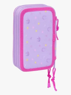 Kreativt Legetøj|UnicornAcademy Unicorn Academy Penalhus med 3 Rum, Lilla