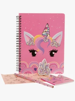 UnicornGems Kreativt Legetøj-Unicorn Gems Skrivesæt med Klistermærker