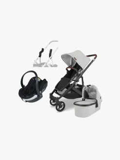 UPPAbaby Vognpakker-CRUZ V2 Duovogn inkl. BeSafe iZi Go Modular X2 i-Size Autostol Baby, Anthony Grey