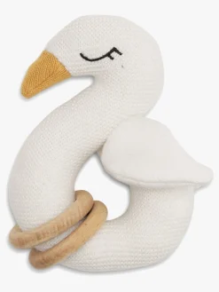 Babylegetøj|VanillaCopenhagen Vanilla Copenhagen Swan Rangle, Milk