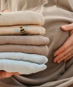 Stofbleer, Nusseklude & Babytæpper|VanillaCopenhagen Vanilla Copenhagen Tæppe/ Stofble i Musselin 6-pak, Honeybee