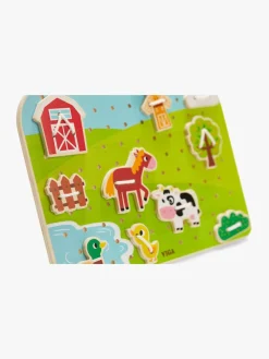 Spil & Puslespil|VIGA Aktivitetslegetøj Bondegård med Snor