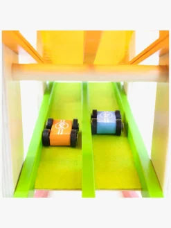 VIGA Legetøjsbiler & -Fartøjer-Dobbelt Rampe Racerbane med Biler