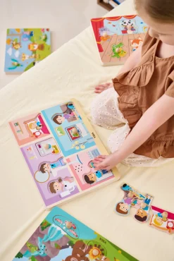 VIGA Spil & Puslespil-4-i-1 Lydpuslespil