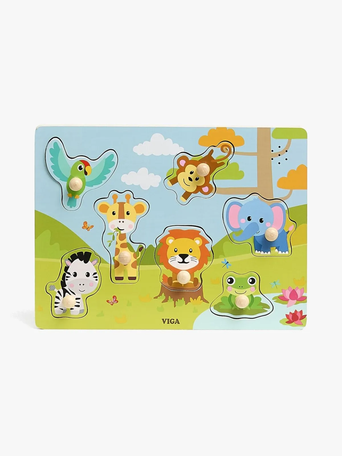 VIGA Spil & Puslespil-4-i-1 Lydpuslespil