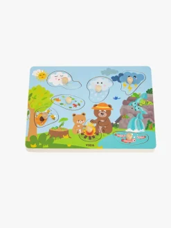 VIGA Spil & Puslespil-4-i-1 Lydpuslespil