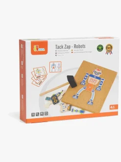 Kreativt Legetøj|VIGA Kreasæt Byg Din Robot Blå/Orange