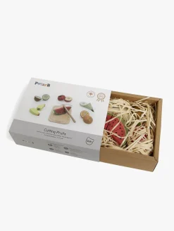 VIGA Rolleleg-Legesæt med Frugt og Skærebræt