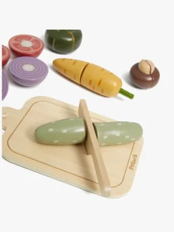 VIGA Rolleleg-Legesæt med Grøntsager og Skærebræt