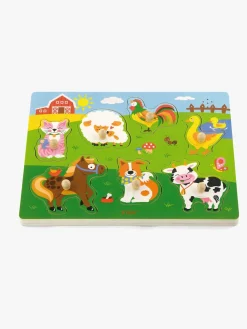 Legetøj Til Børn På 0-10 År|Spil & Puslespil|VIGA Puslespil med Dyrelyde Flerfarvet