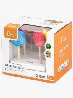 VIGA Rolleleg-Slikpinde-sæt 6 Stk.