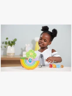 VIGA Babylegetøj-Stableklodser Regnbue 19 Dele