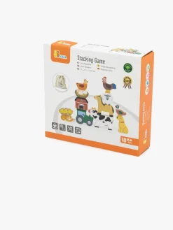 Babylegetøj|VIGA Stablespil Bondegårdsdyr