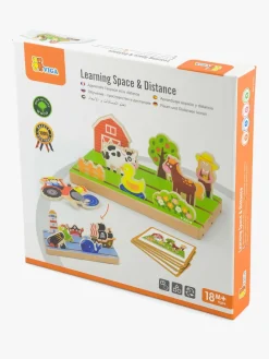 Spil & Puslespil|VIGA Trælegetøj Pirat Og Bondegård 2-i-1