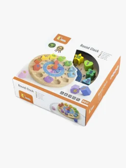 Trælegetøj|Babylegetøj|VIGA Træpuslespil Ur