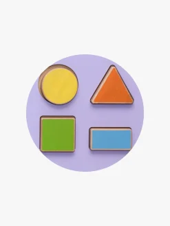 Interaktivt Legetøj|VIGA Væglegetøj Flodhest Lilla/Flerfarvet