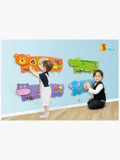 Babylegetøj|VIGA Væglegetøj Krokodille Grøn/Flerfarvet