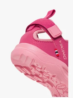 Børn VikingFootwear Sandaler & Klipklapper-Viking Adventure Sandaler, Rosa/Lyserød