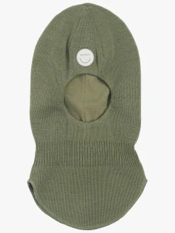 Børn VikingFootwear Tilbehør|Uldtøj-Viking Alv Elefanthue Merinould, Olive