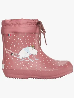 Børn VikingFootwear Gummistøvler-Viking Alv Indie Moomin Forede Gummistøvler, Peach